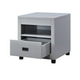 thumbnail image 2 of ACME Eleanor 1-Drawer Wooden End Table with Open Compartment in Dove Gray, 2 of 2