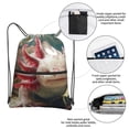 thumbnail image 3 of Vsdgher Colorful Axolotl Underwater Drawstring Backpack Water Resistant String Bag Sports Sackpack Gym Sack for Men Women, 3 of 6