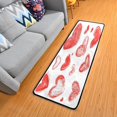 thumbnail image 5 of Long Floor Mat Hallway Carpet 72x24 Inch Area Carpet Non-slip Entrance Carpet Washable Door Mat Kitchen Bedroom Living Room Line Red Love, 5 of 7