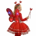 thumbnail image 5 of Toddler Girls Sleeveless Floral Dress with Carnival Outfit for Stage Show Kindergarten Play Kids Dresses for Girls 6-7 Years, 5 of 5