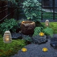 thumbnail image 5 of YFGEFTR Color Changing Solar Lights Outdoor, Waterproof Plastic Pebbles Lights, Gift Garden Ground Pathway Landscape Patio Lawn Yard Walkway, 5 of 8