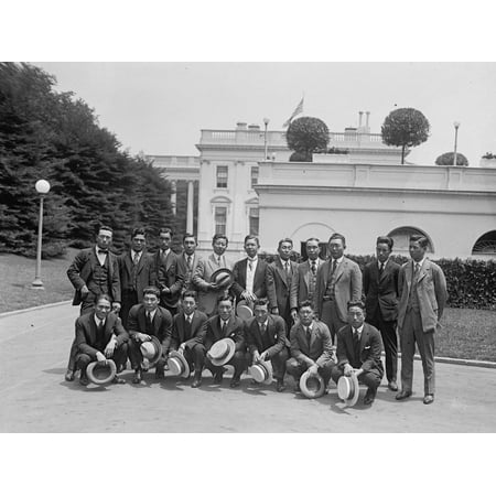 Osaka Mairuchi baseball team from Japan at White House Print Wall