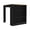 Multicolor#1, variant on Kitchen Carts, Kitchen Island 40 Inches Dozza, Two Shelves, Black Wengue / Light Oak Finish, Light Oak Kitchen Islands,Particle Board Metal Kitchen Carts
