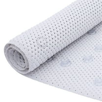 Ray Star Bathtub Mat Non-Slip Shower Mats for Tub, 36×17 Inch, Bath Mat for Tub with Suction Cups and Drain Holes, Washable, Soft on Feet, Easy Clean, White
