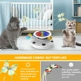 thumbnail image 4 of Interactive Cat Toys for Indoor Cats, 4 in 1 Cat Toys Rechargeable,USB Rechargeable Cat Teaser,Exercise Cat Wand,Track Balls Kitten Toy, Fluttering Butterfly, Electronic Whack a Mole for All Breeds, 4 of 8
