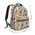 thumbnail image 2 of Disketp Vegetables Mochila Estampada para Hombre y Mujer – Mochila Ligera Clásica con Múltiples Bolsillos para Universidad, Trabajo y Viajes-One Size, 2 of 5