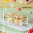 thumbnail image 6 of Suodoka 2‑Layer Ice Cube Tray with Airtight Lid & Bin – 54 Ice Cubes (28 Square, 26 Round) – BPA‑Free, Easy Release, Space‑Saving Design, 6 of 8