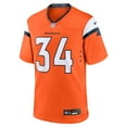 thumbnail image 2 of Men's Nike JL Skinner  Orange Denver Broncos Team Game Jersey, 2 of 6