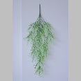 thumbnail image 4 of Fake Vines, Artificial Plants Outdoor, Trailing Greenery with Buds Artificial Eucalyptus Vines Fake Hanging Plants for Wall Multiple Colors for Wedding Farmhouse Indoor/Outdoor Party Ornament 1Pcs, 4 of 9