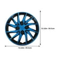 thumbnail image 2 of WHAMVOX 2pcs Automotive Hub Cap 14 Inch Decorative Hub Cover Wheel Cover Car Hubcap Supply, 2 of 8