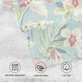 thumbnail image 3 of Flowers Pattern Towels 2 Piece Cotton Hand Towels, Ultra Soft and Highly Absorbent,Decorative Fingertip Face Towel for Bathroom Hotel, Gym and Spa 28 X 16 Inches, 3 of 7