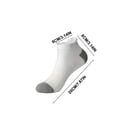 thumbnail image 2 of Ycuke Short Socks for Men Summer Socks Mens Ankle Socks Bamboo Socks Woman Cycling Socks for Men Thin Socks Men Mens Socks Ankle Tennis Socks Men Cotton Socks for Men Black One Size, 2 of 2