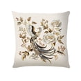 thumbnail image 1 of EGNMCR Phoenixs Linen Pillowcase Multicolored Flower Print Sofa Decorative Pillowcase The Pillowcase, 1 of 5