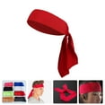 thumbnail image 3 of LOLIPPYY Sweat Headband Sports Tie Headband Nonslip Workout Headband for Women Men, 3 of 7