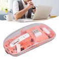 thumbnail image 1 of Transparent Mouse, Portable Ergonomic PC Mouse,  BT1 BT2 2.4GHz 3 Mode Silent Adjustable DPI Rechargeable Transparent Mouse, 1 of 7