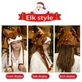 thumbnail image 5 of Vikakiooze 2023 Christmas Hat Ear Activity Hat Snowman Elk Santa Hat Child Adult Christmas Gift Decoration, 5 of 5