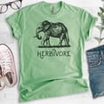 thumbnail image 2 of Herbivore Elephant Shirt, Unisex Women's Men's Shirt, Herbivore Shirt, Vegan Veganism Shirt, Animal Shirt, Heather Apple Green, X-Large, 2 of 6