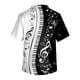 thumbnail image 3 of Men's Short Sleeve V Neck Leopard Print Chest Pocket Carer Top L, 3 of 3