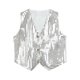 thumbnail image 1 of Costume Vest Glitter Unisex Colorful Kids Sleeveless Sequin Vest For Party Qinhai, 1 of 4
