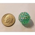 2pcs 15mm Iridescent Berry Plastic Craft Beads (Pack of 100) (Green