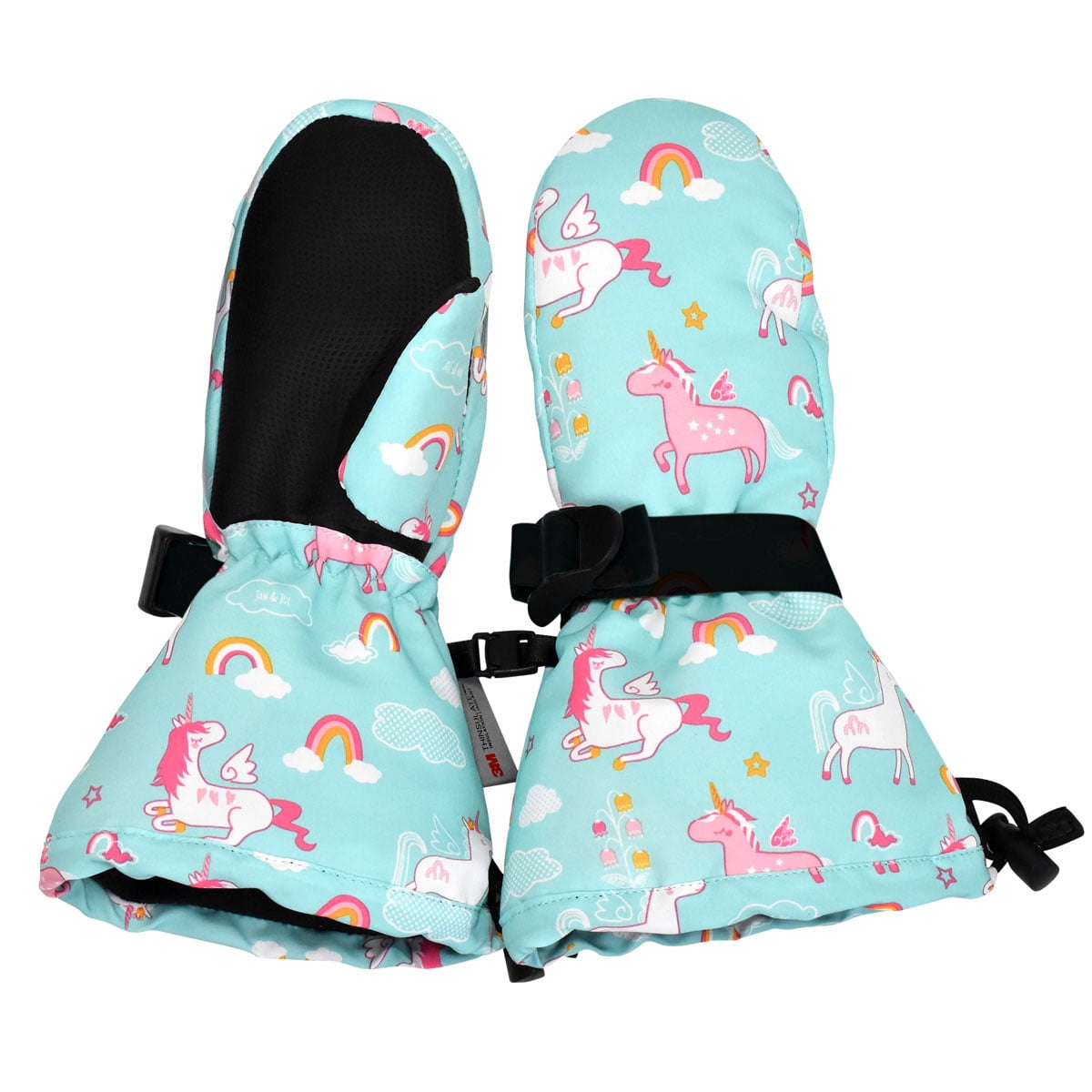 Jan & Jul Waterproof Stay-on Winter Snow and Ski Mittens Fleece-Lined for Baby Toddler Girls and Boys 