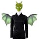 thumbnail image 1 of Traje de fiesta de carnaval, traje de alas de máscara de dragón para adultos europeos y americanos, accesorios de Halloween, 1 of 6