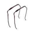 thumbnail image 1 of 2 diademas para gafas de sol para mujer, accesorio para peinado fijo, aptas para cabello rizado y grueso con diadema cuadrada, color marrón, 1 of 5