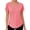 Pink women v neck t shirts a1, variant on SSZMDLB Women V Neck T-Shirts Short Sleeve Curved Hem Casual Slim Fit Summer Tops Comfy Everyday Basic Tee Workout Clothes, Khaki 2XL