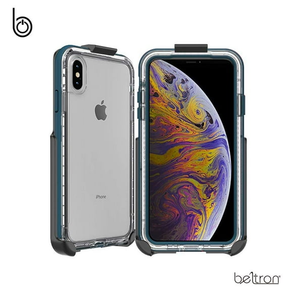 Belt Clip Holster Compatible with Lifeproof Next Case for iPhone XR 6.1" case not Included Features: Secure Fit, Quick Release Latch, Durable Rotating Belt Clip & Built-in Kickstand
