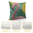 thumbnail image 4 of Qinduosi Pillow Cover and Exotic Leaves Theme Farmhouse Decorative Throw Pillow Cover for Sofa Couch Home Decoration White, 4 of 5