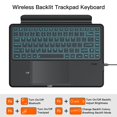 thumbnail image 4 of Funda con Teclado JUQITECH para Samsung Galaxy Tab 14.6" Ultra, 4 of 9