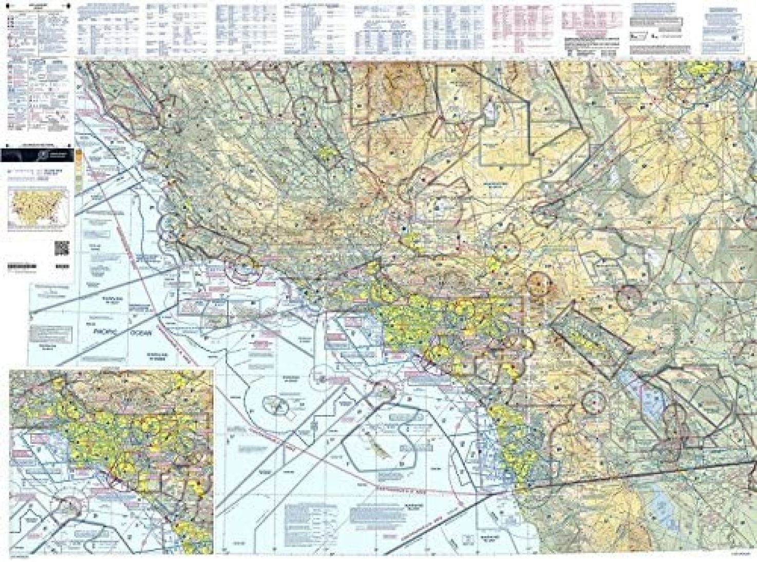 FAA Chart VFR Sectional LOS ANGELES SLA (Current Edition)