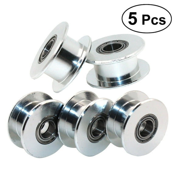 TUIBELYN 5PCS High Precision Durable Aluminum 5mm Bore 20 Timing Pulley Synchronous Wheel for 6mm Belt