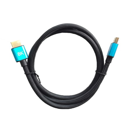 UPC: 0873791009992 | 4XEM 6 Feet Professional Series Ultra High Speed HDMI Cable  Black/Blue