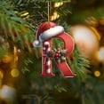 thumbnail image 1 of Clearance! 26 Christmas Letter Decorations A To Z (without H And V) Hanging Christmas Tree Pendant Alphabet Letters Named Alphabet Decorations Christmas Tree Decorations, 1 of 6