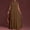 03-Brown, variant on Women's Mock Neck Ruffle Cap Sleeve Maxi Dress, Tiered Hem Loose Solid Color Long Dress, Casual Flowy Floor Length Dress for Daily Vacation Wear 05-Khaki S