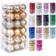 thumbnail image 1 of Adornos de bolas de Navidad, adornos de bolas de árbol irrompibles para decoración de bodas, fiestas de Halloween, adornos de bolas para decoración de árboles de Navidad (paquete de 36, 1 of 6
