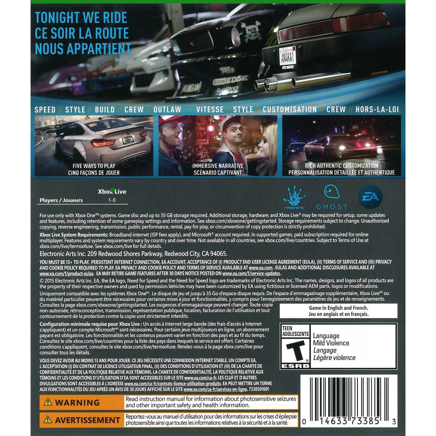 Need for Speed Rivals (XBOX ONE) cheap - Price of $4.91