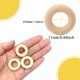 thumbnail image 3 of Wooden Craft Rings 150 Pcs 25mm Unfinished Wooden Hoops for DIY Jewelry & Christmas Decorations, 3 of 5