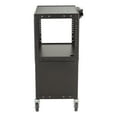 thumbnail image 2 of Norwood Commercial Furniture Adjustable-Height Metal AV Cart w/ Cabinet & Electric, 2 of 4