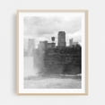 thumbnail image 2 of Niagara Falls from NY 05 B&W - Niagara Falls New York Photography Black and White Cityscape Waterfall Skyline Architecture City Landscape Unframed Wall Art Print 18 x 24 inches, 2 of 13