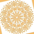 thumbnail image 4 of 1PC Mandala Painting Stencils Reusable Stencil 12x12inch Flower Pattern Plastic Painting Template for Painting on Scrapbook Fabric Tiles Floor Furniture Wood, 4 of 8