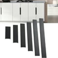 Black Kitchen Door Handles Cupboard Drawer Concealed Finger