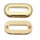 thumbnail image 1 of Uxcell 2Pcs Ojetes de Tornillo, Ojetes Ovalados de Aleación de 1 pulgada para Bolsas, Cortinas y Reemplazo de Ropa de Costura DIY, Dorado, 1 of 6