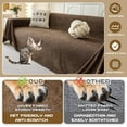 thumbnail image 2 of Dark Couch Covers for Sectional Sofa Couch Cover L Shape Couch Covers for Dogs Washable Couch Cover Banket Modern Sofa Slipcovers Super Soft Sofa Towel for Kids Pets ” x ”, 2 of 9