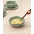 thumbnail image 5 of JoyJolt Mesa 4pc Stoneware Pasta Bowl set, 30oz - Desert Sage Green, 5 of 8