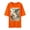 v#570Orange2063, variant on Rggeeun Men'S T-Shirts Fashion Traditional Style Tiger & Dragon Print Short Sleeve Crew Neck Knit Casual For Holiday Training Vintage Tee,Brick Red,L