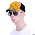 thumbnail image 4 of Disketp The Chicken Family Print Trucker Hat Men Women - Mesh Baseball SnapBack Cap, 4 of 7