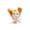 Light Orange, variant on Completed Crochet Flowers Bouquet, Handmade Knitted Bouquet Artificial Woolen Flower for Mother's Day Birthday Graduation Wedding Home Decor Bouquet Gift for Mom with Best Wishes(4.72in Red)