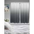 thumbnail image 3 of Bedroom Curtains 63 Inches length, Grey Ombre Window Treatment Curtain Drapes, Gray White Gradient Modern Abstract Art Rod Pocket Curtain Panels for Living Room Kitchen, 42"x63", 2 Panels, 3 of 7